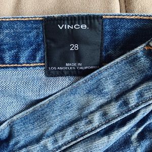 Vince Raw Seam Relaxed Boyfriend Jeans